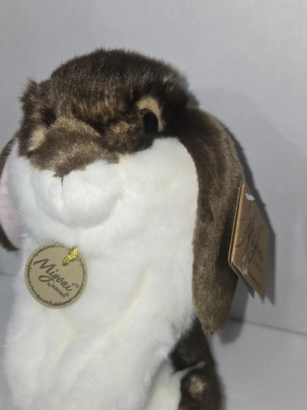 Aurora Miyoni Sitting Pretty English Lop Rabbit Plush NWT